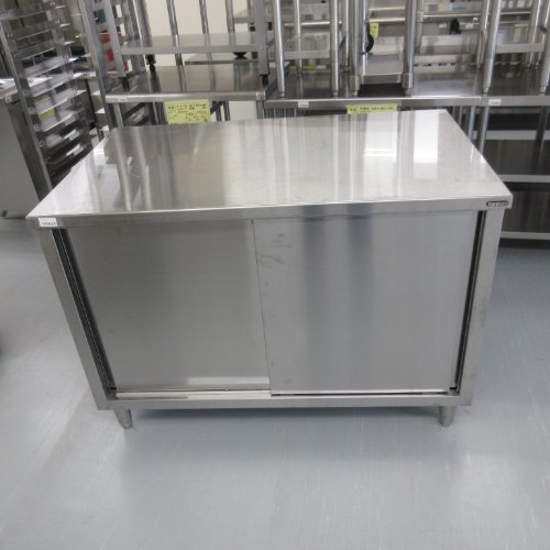 【中古】膳立て台 BGなし タニコー 幅1200×奥ぶかさ750×高さ830 【貨物輸送別途積もり書き】【お役目用】【飲食店 バス発着場 勝手もと設備 膳立て台 お役目用膳立て台】