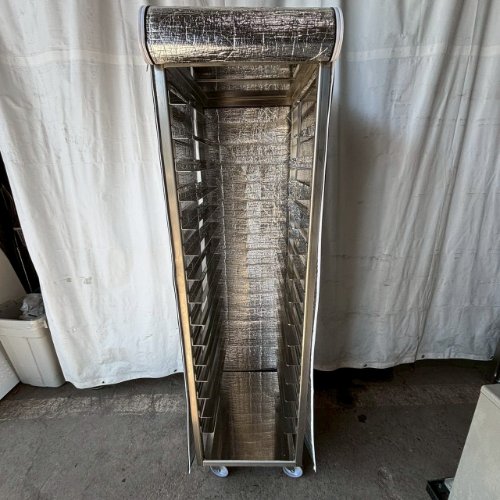 【中古】パンラックカート (取りまかなう付き添い人) BGなし 幅470×奥ふかさ550×高さ1700 【貨物輸送別途積もり書き】【御勤め用】【飲食店 バス発着場 勝手もと備品 仕合わせ シェルフ 御勤め用仕合わせ 御勤め用シェルフ】