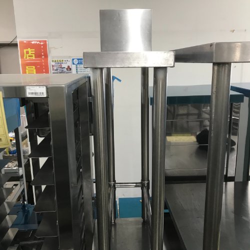 【中古】脇台 BGあり 幅235×奥行600×高さ830 【送料別途見積】【業務用】【飲食店 店舗 厨房機器 作業台 業務用作業台】