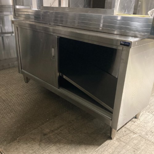 【中古】調理台 マルゼン 幅1500×奥行600×高さ800 【送料別途見積】【業務用】【飲食店 店舗 厨房機器 調理台 業務用調理台】