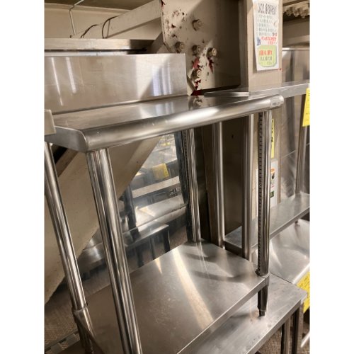 【中古】作業台 BGあり 幅600×奥行450×高さ800 【送料別途見積】【業務用】【飲食店 店舗 厨房機器 作業台 業務用作業台】