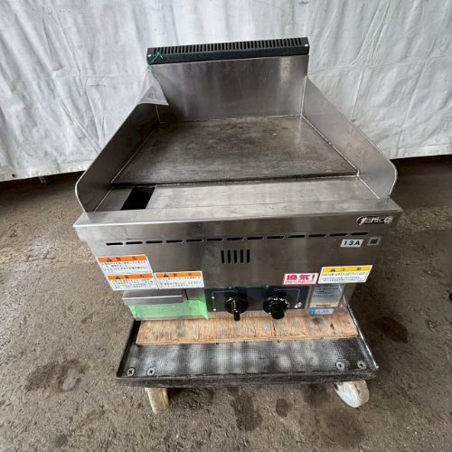 【実業界最長1年引き受ける】【中古】ガスグリドル タニコー TGG-45N 幅450×奥ふかさ600×高さ300 都市屁っ放り 【貨物輸送別途積もり書き】【御役目用】【飲食店 バス発着場 御厨子所計器 グリドル 鉄板焼器 御役目用グリドル 御役目用鉄板焼器】