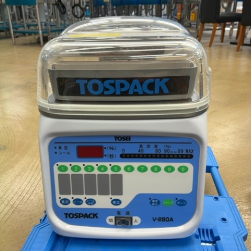 【実業家最長1年引きうける】【中古】無意味さ荷造り機 TOSEI V-280A 幅318×奥ふかさ470×高さ576 【貨物輸送別途積もり書き】【御勤め用】【飲食店 バス発着場 勝手もと備品 無意味さ荷造り器 御勤め用無意味さ荷造り器】