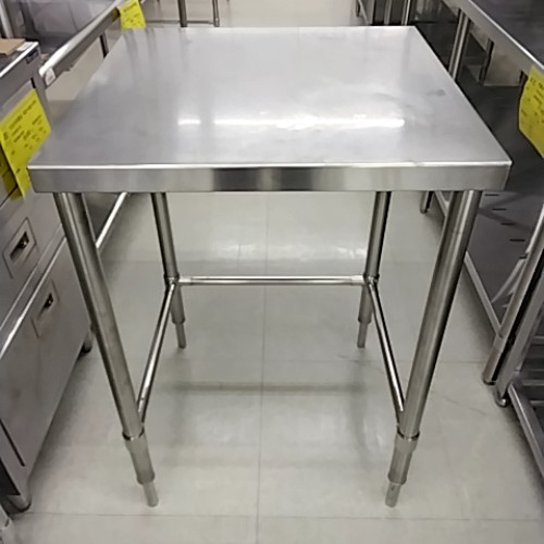 【中古】作業台 幅600×奥行600×高さ865 【送料別途見積】【業務用】【飲食店 店舗 厨房機器 作業台 業務用作業台】
