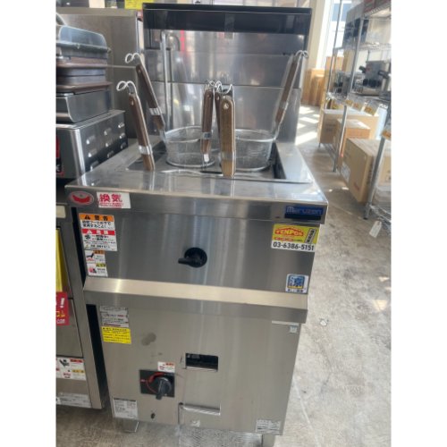 【業界最長1年保証】【中古】角槽型ゆで麺機 マルゼン MRY-C04 幅450×奥行600×高さ800 都市ガス 【送料別途見積】【業務用】【飲食店 店舗 厨房機器 ゆで麺機 業務用ゆで麺機】