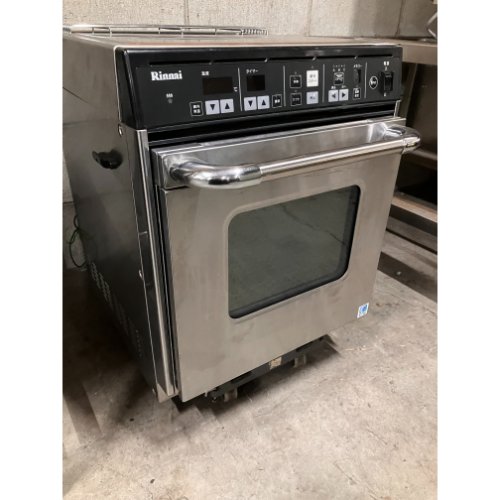 【中古】ガスオーブン リンナイ(Rinnai) RCK-S10AS 幅470×奥行633×高さ586 都市ガス 【送料別途見積】【業務用】【飲食店 店舗 厨房機器 オーブン 業務用オーブン】