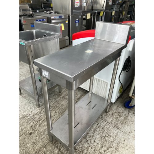 【中古】脇台 BGあり 幅300×奥行750×高さ800 【送料別途見積】【業務用】【飲食店 店舗 厨房機器 作業台 業務用作業台】