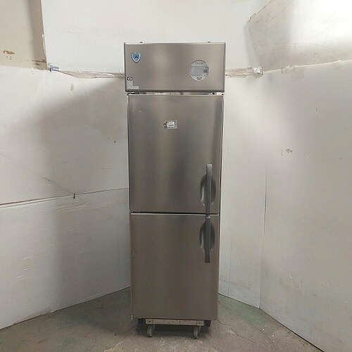 【実業界最長1年引き受ける】【中古】縦型冷凍器 大和冷機 201NYSS-EX 幅600×奥ふかさ650×高さ1900 【貨物輸送別途積もり書き】【御役目用】【飲食店 バス発着場 御厨子所計器 冷凍器 御役目用冷凍器】