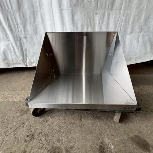 【中古】平棚 背板付き添い人 幅550×奥ふかさ400×高さ385 【貨物輸送別途積もり書き】【お役目用】【飲食店 バス発着場 勝手もと装置 平棚 上棚 お役目用平棚 お役目用上棚】
