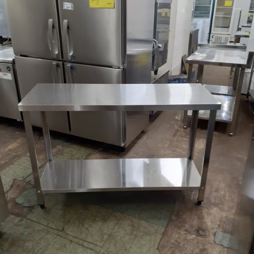 【中古】作業台 BGなし 幅1200×奥行450×高さ800 【送料別途見積】【業務用】【飲食店 店舗 厨房機器 作業台 業務用作業台】