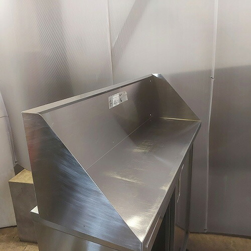【中古】平棚 背板付き添い人 幅960×奥ふかさ300×高さ300 【貨物輸送別途積もり書き】【お役目用】【飲食店 バス発着場 勝手もと装置 平棚 上棚 お役目用平棚 お役目用上棚】