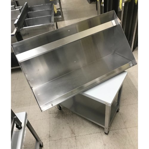 【中古】食洗仕合わせ用水切り棚 幅1040×奥ふかさ350×高さ595 【貨物輸送別途積もり書き】【お役目用】【飲食店 バス発着場 勝手もと装置 平棚 上棚 お役目用平棚 お役目用上棚】