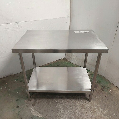 【中古】作業台 BGなし 幅900×奥行600×高さ850 【送料別途見積】【業務用】【飲食店 店舗 厨房機器 作業台 業務用作業台】 13,675円