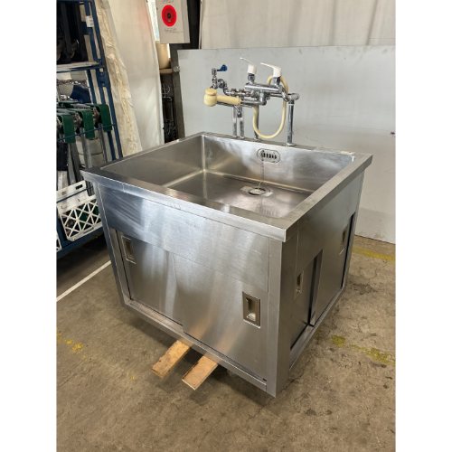 【中古】一槽シンク キャビネット BGなし 幅900×奥行750×高さ800 【送料別途見積】【業務用】【飲食店 店舗 厨房機器 一槽シンク 業務用一槽シンク】|厨房機器と店舗用品 TENPOS