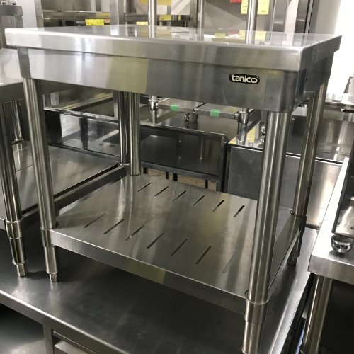【中古】コンロ台 BGなし タニコー 幅600×奥行450×高さ650 【送料別途見積】【業務用】【飲食店 店舗 厨房機器 ガス台 業務用ガス台】