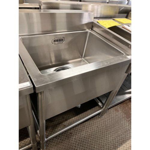 【中古】一槽シンク BGあり 幅710&times;奥行600&times;高さ800 【送料別途見積】【業務用】【飲食店 店舗 厨房機器 一槽シンク 業務用一槽シンク】｜厨房機器と店舗用品 TENPOS 25,344円