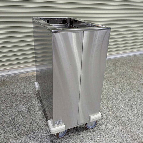 【中古】食器ディスペンサー 幅620×奥ふかさ370×高さ850 【貨物輸送別途積もり書き】【御役目用】【飲食店 バス発着場 御厨子所計器 手押し車 配膳車 手押し車 御役目用手押し車 御役目用配膳車 御役目用手押し車】