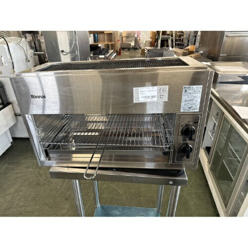 【中古】赤外線グリラー リンナイ(Rinnai) RGP-62SV 幅630×奥行310×高さ395 都市ガス 【送料別途見積】【業務用】【飲食店 店舗 厨房機器 グリラー 焼物器 業務用グリラー 業務用焼物器】 30,030円