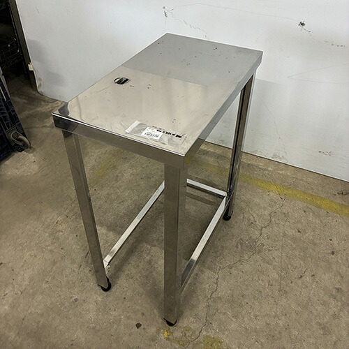 【中古】作業台 三方枠 BGなし 幅350×奥行600×高さ800 【送料別途見積】【業務用】【飲食店 店舗 厨房機器 作業台 業務用作業台】