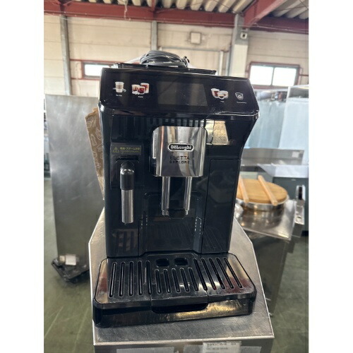 【中古】珈琲器械 デロンギ ECAM45055G 幅450×奥ふかさ260×高さ385 【貨物輸送別途積もり書き】【御勤め用】【飲食店 バス発着場 勝手もと備品 珈琲器械 御勤め用珈琲器械】