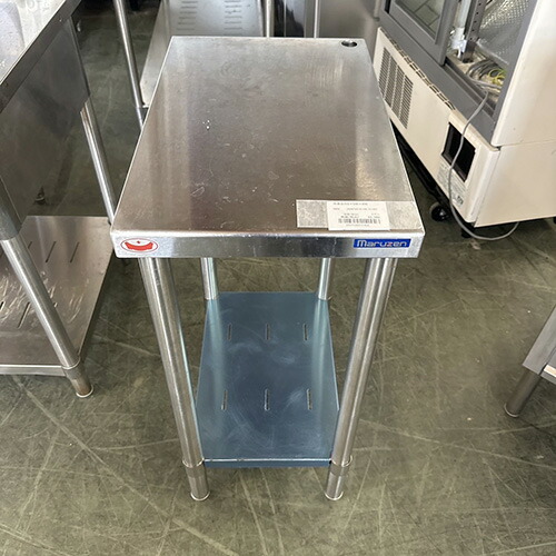 【中古】作業台 幅350×奥行540×高さ800 【送料別途見積】【業務用】【飲食店 店舗 厨房機器 作業台 業務用作業台】