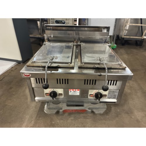【中古】卓上ガス焼き器 マルゼン MGZ-066W 幅600×奥行600×高さ270 都市ガス 【送料別途見積】【業務用】【飲食店 店舗 厨房機器 グリラー 焼物器 業務用グリラー 業務用焼物器】