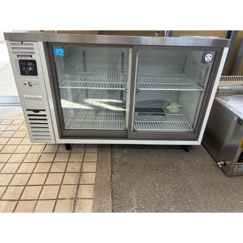 【実業家最長1年引きうける】【中古】冷蔵陳列棚 フクシマ小峡谷花の冠(福島実業) LGC-120RE 幅1200×奥ふかさ600×高さ800 【貨物輸送別途積もり書き】【御勤め用】【飲食店 バス発着場 勝手もと備品 冷蔵陳列棚 御勤め用冷蔵陳列棚】