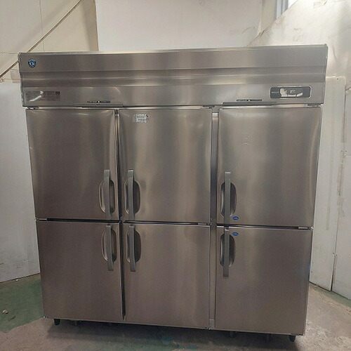 【実業家最長1年引きうける】【中古】縦型氷る電気冷蔵庫 2凍4蔵 ホシザキ HRF-180AF3-1 幅1800×奥ふかさ800×高さ1910 三相200V 【貨物輸送別途積もり書き】【御勤め用】【飲食店 バス発着場 勝手もと備品 氷る電気冷蔵庫 御勤め用氷る電気冷蔵庫】