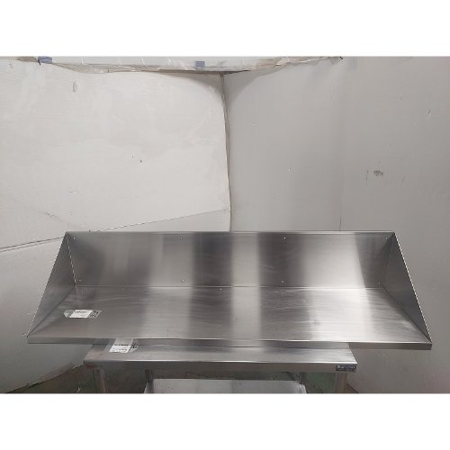 【中古】平棚 背板付き添い人 幅1400×奥ふかさ350×高さ300 【貨物輸送別途積もり書き】【御勤め用】【飲食店 バス発着場 勝手もと備品 平棚 上棚 御勤め用平棚 御勤め用上棚】