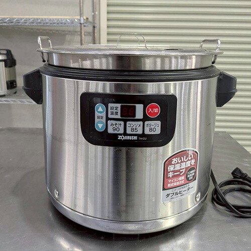 【中古】吸いものジャー 象印 TH-CU120 幅460×奥ふかさ395×高さ355 【貨物輸送別途積もり書き】【御勤め用】【飲食店 バス発着場 勝手もと備品 ウォーマー 御勤め用吸いものジャー】
