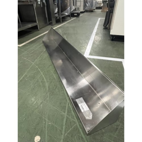 【中古】平棚 背板付き添い人 幅1650×奥ふかさ200×高さ230 【貨物輸送別途積もり書き】【御勤め用】【飲食店 バス発着場 勝手もと備品 平棚 上棚 御勤め用平棚 御勤め用上棚】