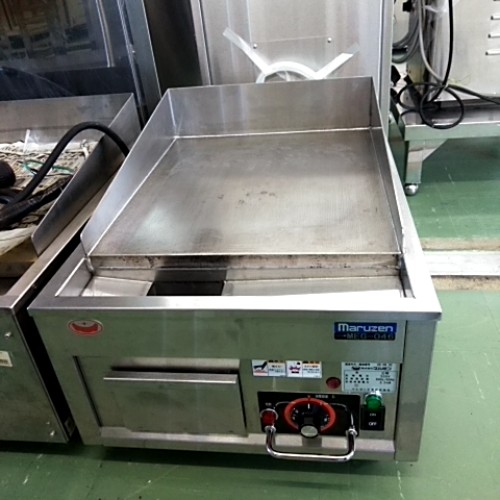 【実業家最長1年引きうける】【中古】灯し火グリドル マルゼン MEG-046 幅450×奥ふかさ600×高さ300 三相200V 【貨物輸送別途積もり書き】【御勤め用】【飲食店 バス発着場 勝手もと備品 グリドル 鉄板焼器 御勤め用グリドル 御勤め用鉄板焼器】