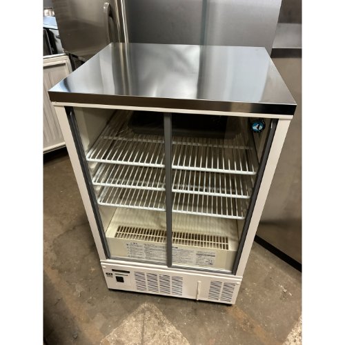 【実業家最長1年引きうける】【中古】冷蔵陳列棚(小型) ホシザキ SSB-63DL 幅630×奥ふかさ550×高さ1080 【貨物輸送別途積もり書き】【御勤め用】【飲食店 バス発着場 勝手もと備品 冷蔵陳列棚 御勤め用冷蔵陳列棚】