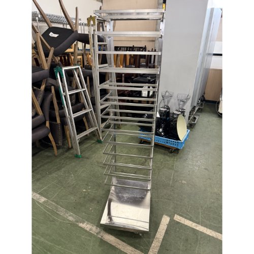 【中古】トンボ仕合わせ 幅400×奥ふかさ370×高さ1670 【貨物輸送別途積もり書き】【御勤め用】【飲食店 バス発着場 勝手もと備品 仕合わせ シェルフ 御勤め用仕合わせ 御勤め用シェルフ】