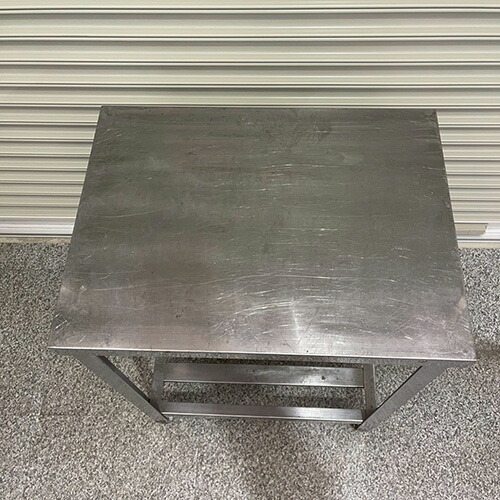 【中古】作業台 幅480×奥行650×高さ800 【送料別途見積】【業務用】【飲食店 店舗 厨房機器 作業台 業務用作業台】