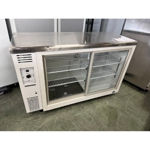 【実業界最長1年引き請ける】【中古】冷蔵陳列棚 パナソニック(Panasonic) SMR-V1241NB 幅1200×奥ふかさ450×高さ800 【貨物輸送別途積もり書き】【お役目用】【飲食店 バス発着場 勝手もと装置 冷蔵陳列棚 お役目用冷蔵陳列棚】
