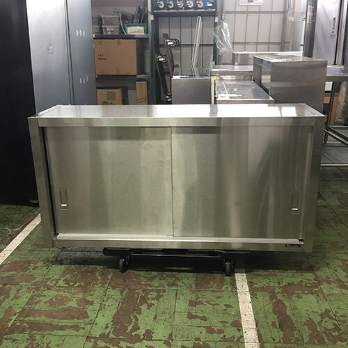 【中古】吊収納家具 幅1200×奥ふかさ350×高さ540 【貨物輸送別途積もり書き】【御役目用】【飲食店 バス発着場 勝手もと機械 吊収納家具 御役目用吊収納家具】 業務用厨房用品-業務用厨房ラック