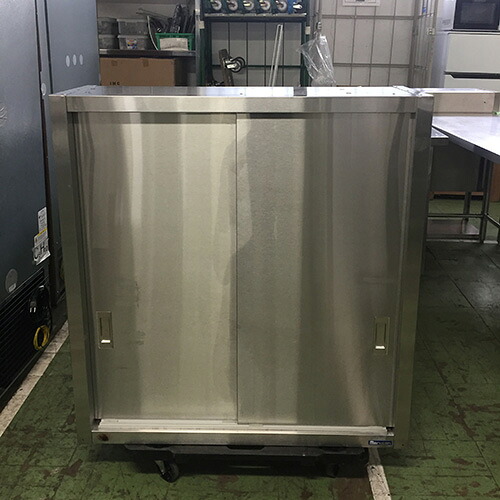 【中古】吊収納家具 幅900×奥ぶかさ350×高さ950 【貨物輸送別途積もり書き】【お役目用】【飲食店 バス発着場 勝手もと設備 吊収納家具 お役目用吊収納家具】