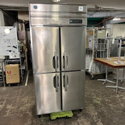 【実業界最長1年引きうける】【中古】縦型電気冷蔵庫 ホシザキ HR-90NAT-ML 幅900×奥ぶかさ650×高さ1910 【貨物輸送別途積もり書き】【お勤め用】【飲食店 バス発着場 勝手もと機材 電気冷蔵庫 お勤め用電気冷蔵庫】 業務用冷蔵庫-家電