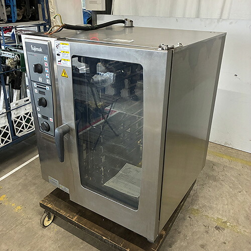 【中古】スチームコンベクションオープン フジマック FCC-MP101 幅847×奥ふかさ771×高さ1042 三相200V 【貨物輸送別途積もり書き】【御勤め用】【飲食店 バス発着場 勝手もと備品 オーヴン 御勤め用オーヴン】