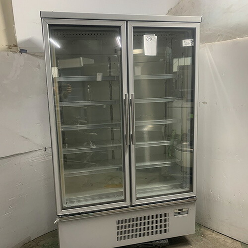 【中古】冷蔵リーチインショーケース スイング扉 パナソニック(Panasonic) SRM-461NC 幅1200×奥行640×高さ1900 【送料別途見積】【業務用】【飲食店 店舗 厨房機器 リーチインショーケース 業務用リーチインショーケース】