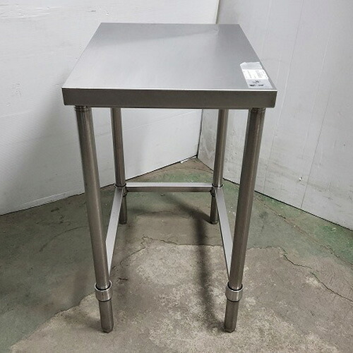 【中古】作業台 三方枠 BGなし 幅450×奥行600×高さ800 【送料別途見積】【業務用】【飲食店 店舗 厨房機器 作業台 業務用作業台】