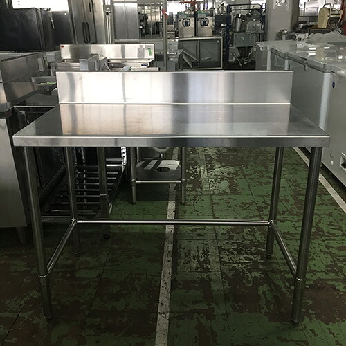 【中古】作業台 BGあり 幅1100×奥行600×高さ850 【送料別途見積】【業務用】【飲食店 店舗 厨房機器 作業台 業務用作業台】