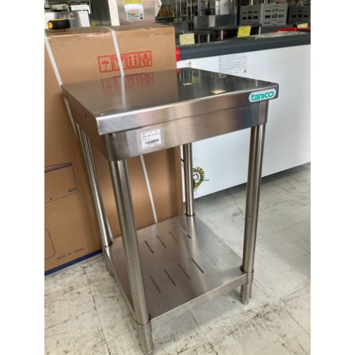【中古】進め方台 BGなし 幅450×奥ふかさ450×高さ800 【貨物輸送別途積もり書き】【お役目用】【飲食店 バス発着場 勝手もと装置 一槽シンク お役目用一槽シンク】
