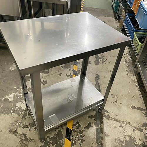 【中古】作業台 BGなし 幅520&times;奥行705&times;高さ815 【送料別途見積】【業務用】【飲食店 店舗 厨房機器 作業台 業務用作業台】｜厨房機器と店舗用品 TENPOS