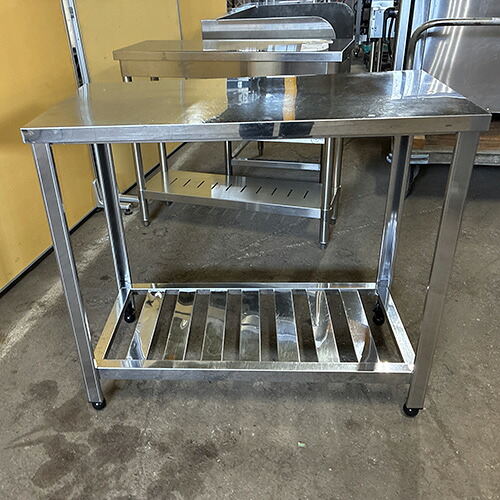 【中古】作業台 幅900×奥行450×高さ800 【送料別途見積】【業務用】【飲食店 店舗 厨房機器 作業台 業務用作業台】 9,735円