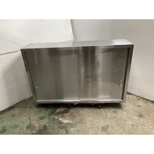 【中古】吊収納家具 幅1450×奥ぶかさ350×高さ900 【貨物輸送別途積もり書き】【お役目用】【飲食店 バス発着場 勝手もと設備 吊収納家具 お役目用吊収納家具】