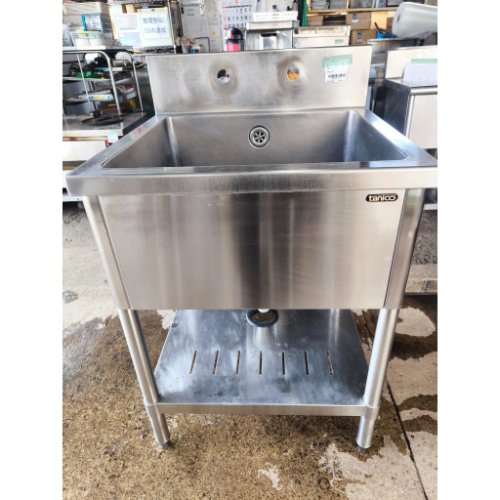 【中古】一槽シンク BGあり 幅600×奥行600×高さ800 【送料別途見積】【業務用】【飲食店 店舗 厨房機器 一槽シンク 業務用一槽シンク】|厨房機器と店舗用品 TENPOS