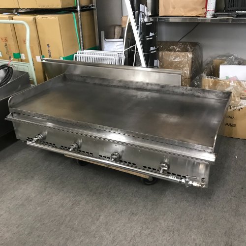 【業界最長1年保証】【中古】ガスグリドル 外管 幅1200×奥行600×高さ300 都市ガス 【送料別途見積】【業務用】【飲食店 店舗 厨房機器 グリドル 鉄板焼器 業務用グリドル 業務用鉄板焼器】