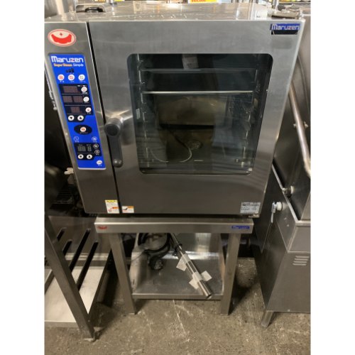 【中古】スチームコンベクションオーブン マルゼン SSCS-05M 幅680×奥ふかさ560×高さ685 三相200V 【貨物輸送別途積もり書き】【御勤め用】【飲食店 バス発着場 勝手もと備品 オーヴン 御勤め用オーヴン】